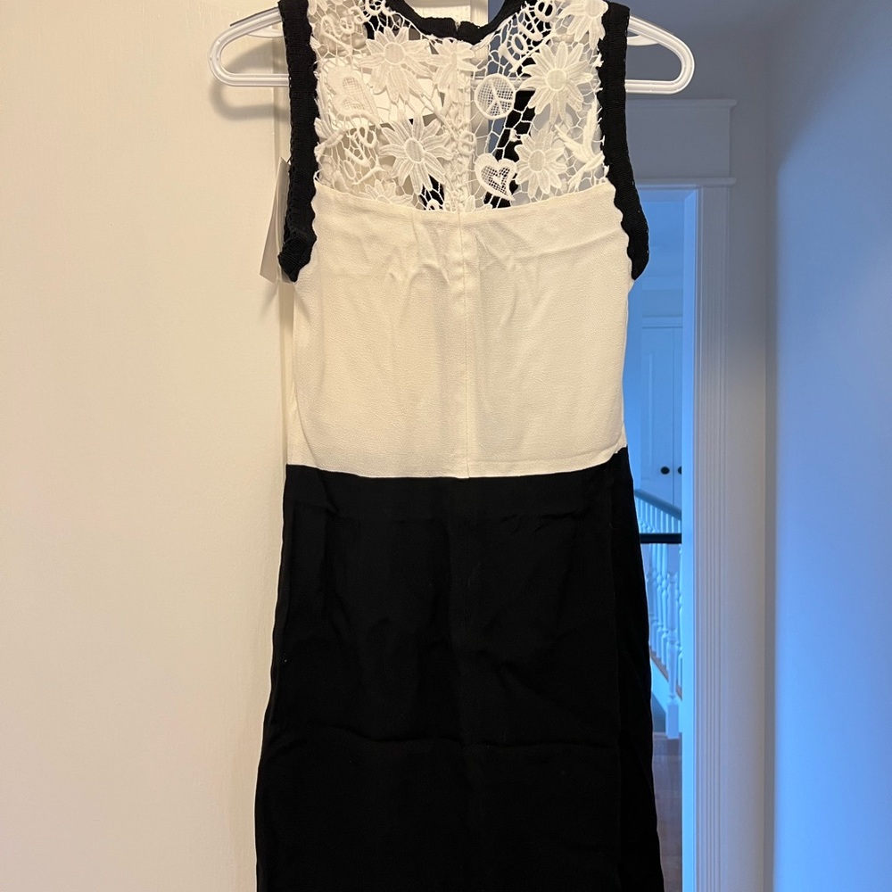 Sandro black and white dress NWT - Picture 4 of 5